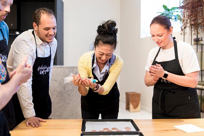 Macaron Bakery Class at Galeries Lafayette Paris - Instructor vibes and pacing: Marie, Joanna, and Aurélie