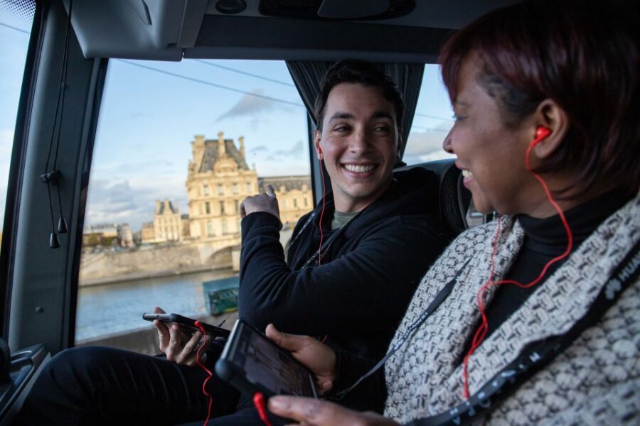 Paris: Audio-Guided Bus Tour & Seine River Cruise - Eiffel Tower focus: what you’ll see and how the Montparnasse plan works