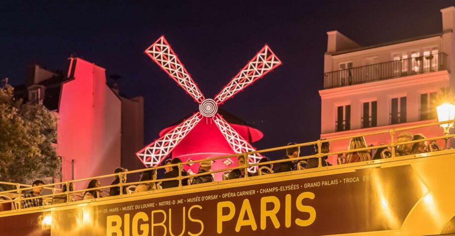 Paris: Big Bus Panoramic Night Tour by Open-Top Bus - Meeting at 156 Av. des Champs-Élysées: Don’t Lose Time Looking Around