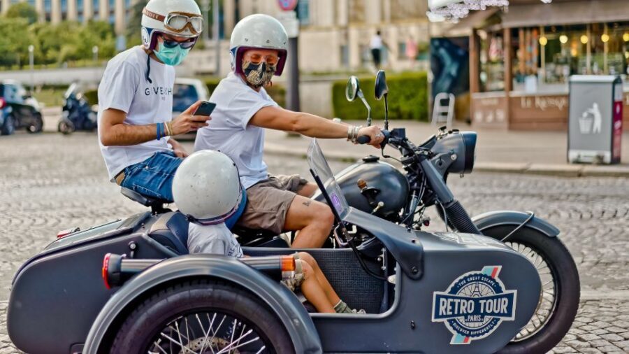 Paris: City Highlights Tour by Vintage Sidecar - Safety and comfort: helmets on board, smooth organization, and human-scale guidance
