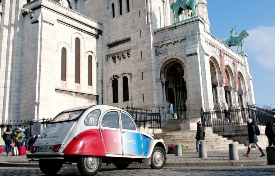 Paris: Classic Sites Tour by Vintage Citroen 2CV - The Eiffel area: Trocadéro views and the Champs de Mars scale
