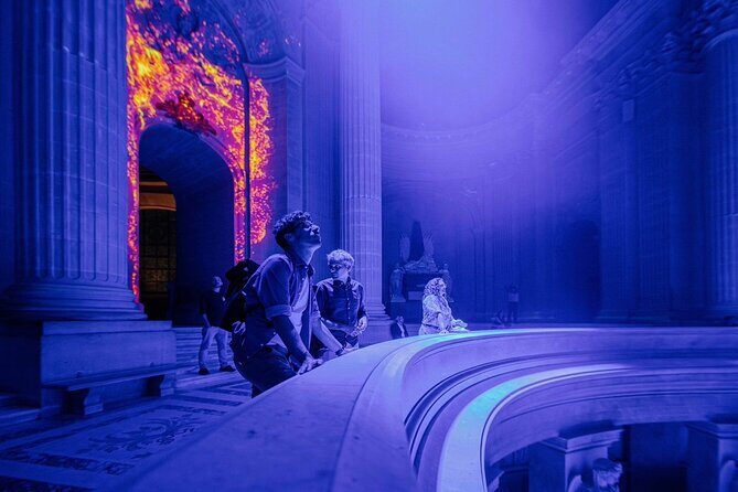Paris Entrance Ticket to the Aura Invalides Immersive Show - Le Dome des Invalides at night: the architecture is the main character