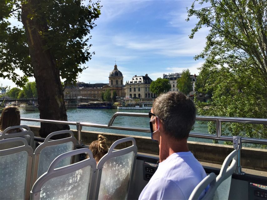 Paris: Hop-on Hop-off Bus Tour & Seine Cruise Bundle Tour - Seine cruise from the Eiffel Tower area: bridges, UNESCO riverbanks, and better angles