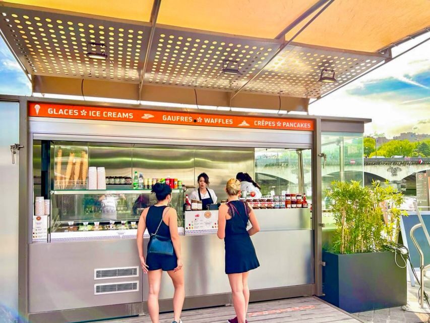 Paris: Illuminated Evening River Cruise & Waffle Tasting - Where you board near the Eiffel Tower (Pontoon 03 at Bateaux Parisiens)