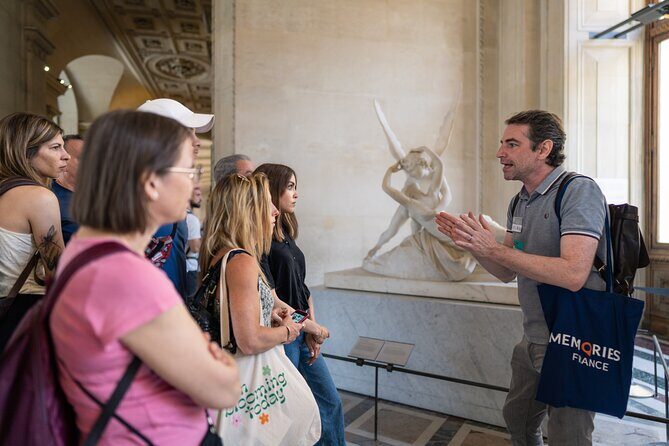 Paris Louvre Museum Must-Sees Guided Tour - Headsets and guide storytelling: hearing beats reading