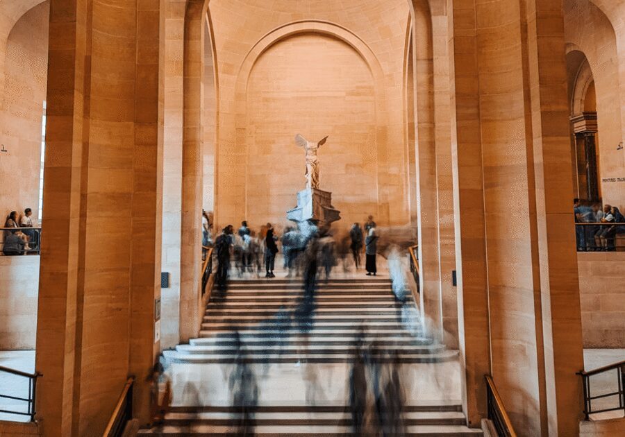 Paris: Louvre Museum Ticket & Exclusive Immersive AudioGuide - Entering The Louvre Pyramid With Ticketed-Visitor Access