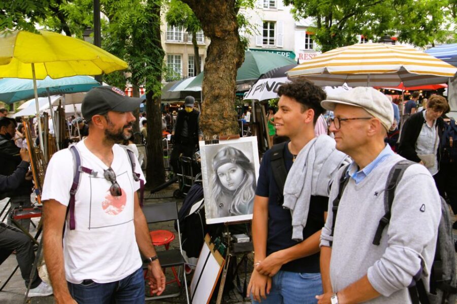 Paris: Montmartre Culture and Local Pastries Walking Tour - Moulin Rouge finish: ending with a real-world spectacle