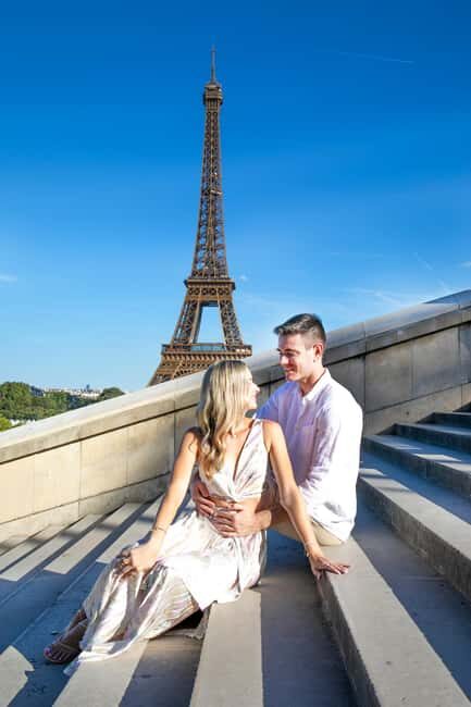 Paris: Photoshoot Around Eiffel Tower with 55 Edited Photos - Trocadéro Meeting Point: Where Your Eiffel Photos Start Right