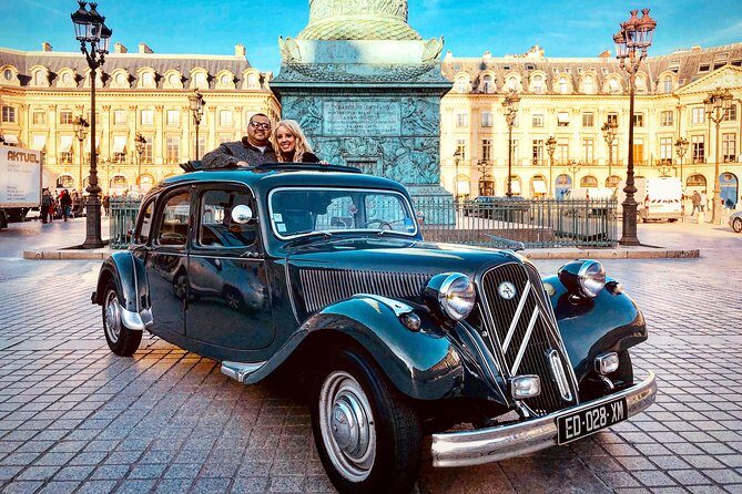 Paris Private Guided Tour in a Vintage Car with Driver - Arc de Triomphe Area and the Roundabout Show: Architecture From Inside the Chaos