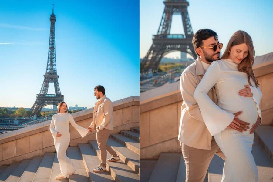 Paris: Professional Photoshoot with the Eiffel Tower - Posing Help That Makes First-Timers Look Natural