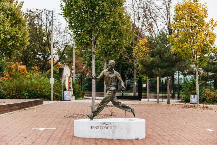 Paris: Roland-Garros Stadium Guided Backstage Tour - French Open legends: Nadal, Graf, Borg, Evert, and the Four Musketeers