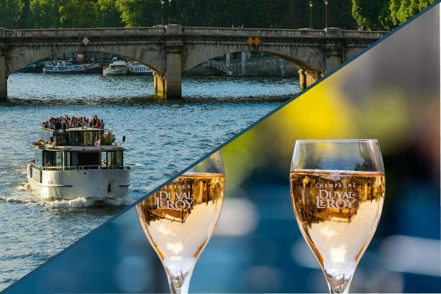 Paris: Seine River Cruise with Champagne from Eiffel Tower - Finding Vedettes de Paris and getting on the boat