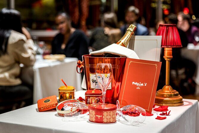 Paris Seine River Dinner Cruise by Maxim's with Champagne & Music - What you get: Champagne, wine, coffee, and the 3-course meal