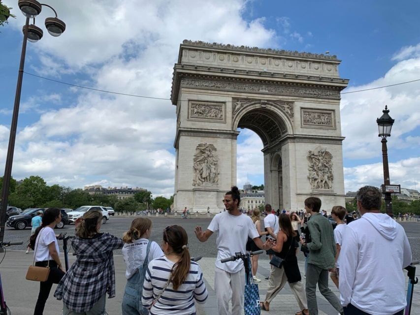 Paris: Small-Group E-Scooter Tour with a Local Guide - Eiffel Tower Base to Pont Alexandre III and the Seine: Best Photo Geometry