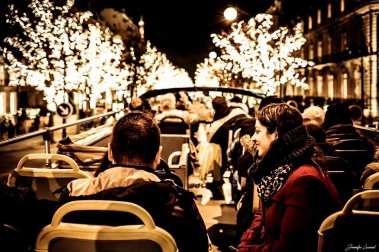 Paris: Tootbus Open-Top Christmas Bus Tour - The 90-Minute Open-Top Experience: Fast Sightseeing With Winter Reality
