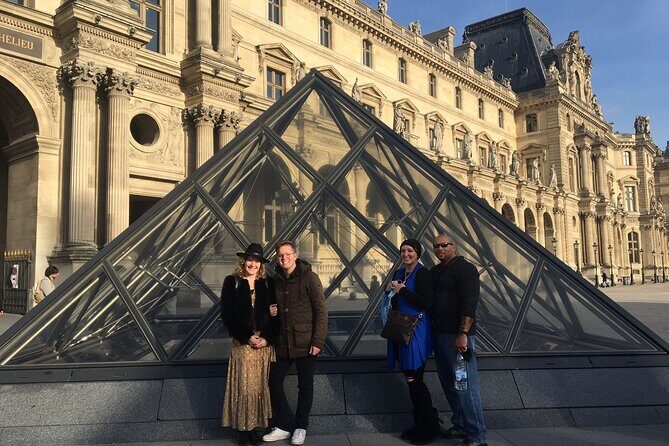 See 15+ Top Sights Paris Tour with Fun Guide, (Walking and Metro Tour) - Louvre Museum stop: fast orientation near the world’s most famous museum