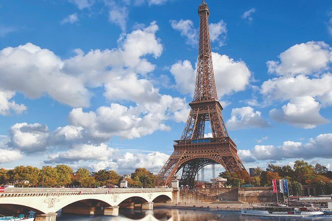 Seine River Guided Cruise Champagne Option by Vedettes de Paris - The Eiffel Tower, bridges, and skyline moments you can photograph